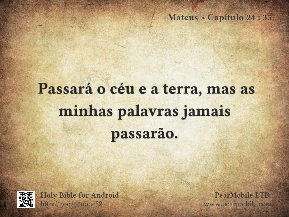 Mateus, Capítulo 24:35